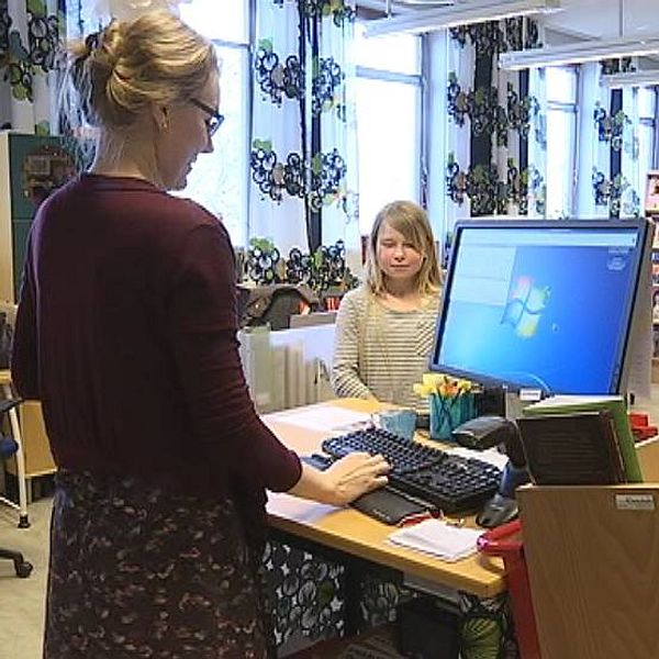 Alléskolans skolbibliotek i Åtvidaberg