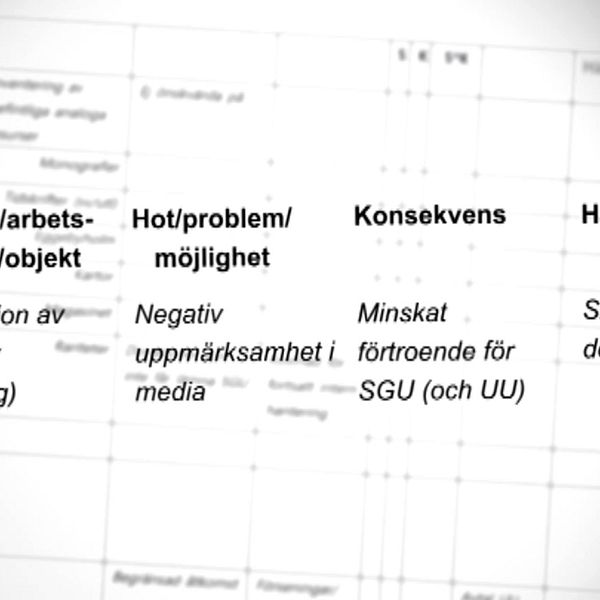 I SGUs projektspecifikation framgår att böcker borde brännas i hemlighet för att undvika negativ publicitet.