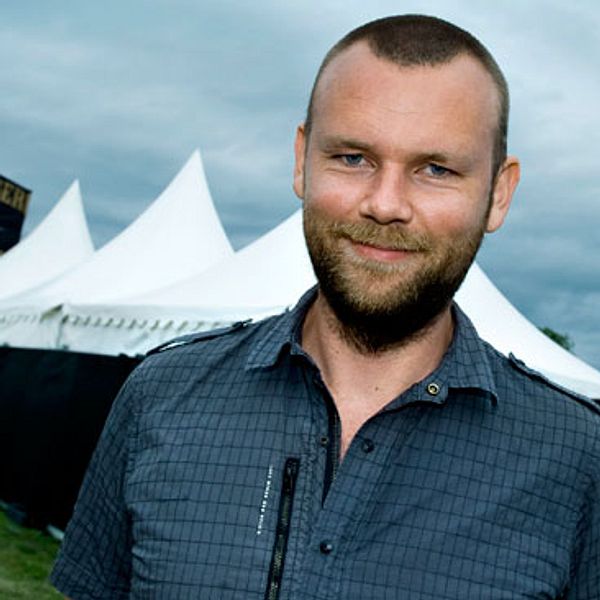 Martin Forssman, pressansvarig och vice vd för Sweden Rock Festival.