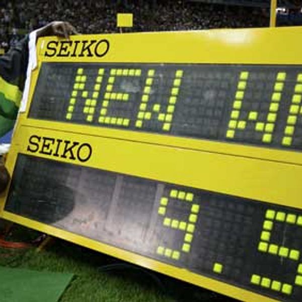 Bolt vann på världsrekord 9,58
