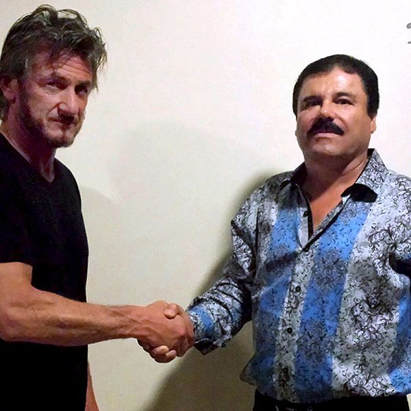 Sean Penn och Joaquín ”El Chapo” Guzmán möttes för en intervju i oktober, ett möte som ledde till att den förrymde knarkgeneralen greps.