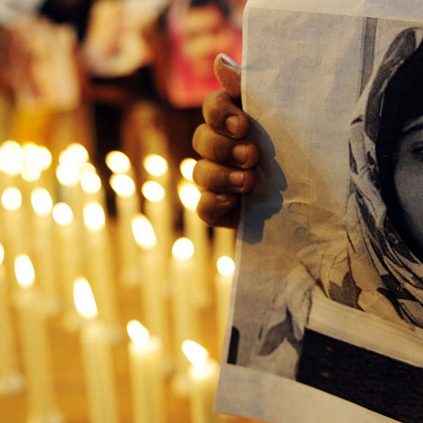 Demonstranter för Malala samlades den 10 november, dagen utlystes även som officiell Malala dag i Pakistan.