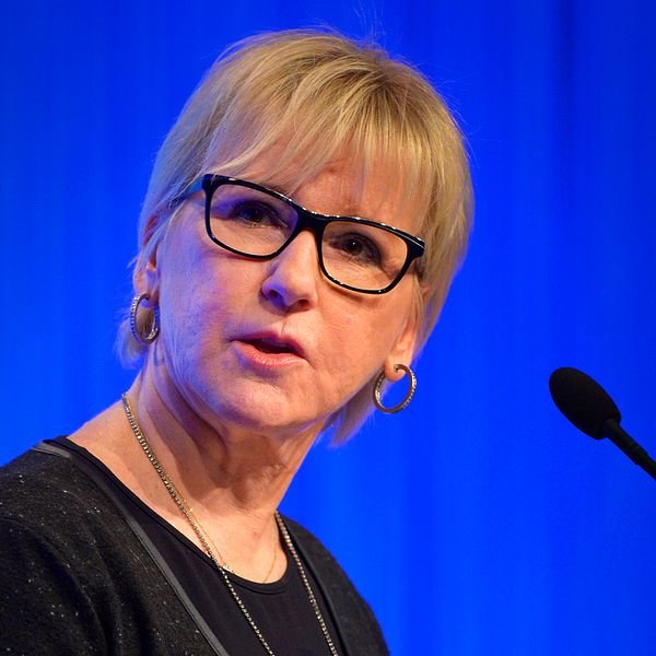 Utrikesminister Margot Wallström (S).