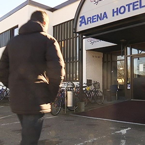 Arena hotel, asylboende på Vallås, Halmstad