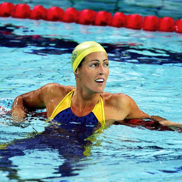 Therese Alshammar på OS 2004.
