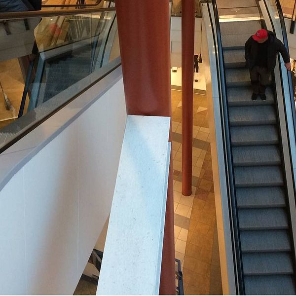 Citykompaniet, Skellefteå, rulltrappa, galleria