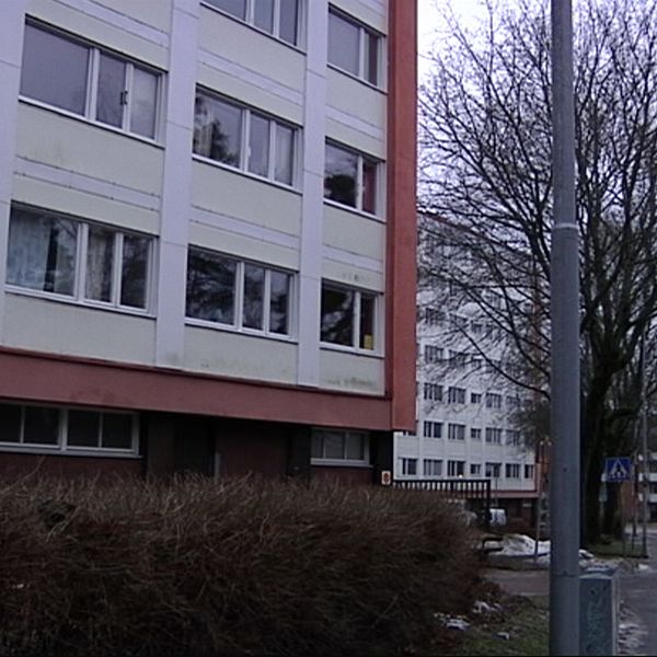 Lägenhetshusen på Glimmervägen där ombyggnationen planeras.