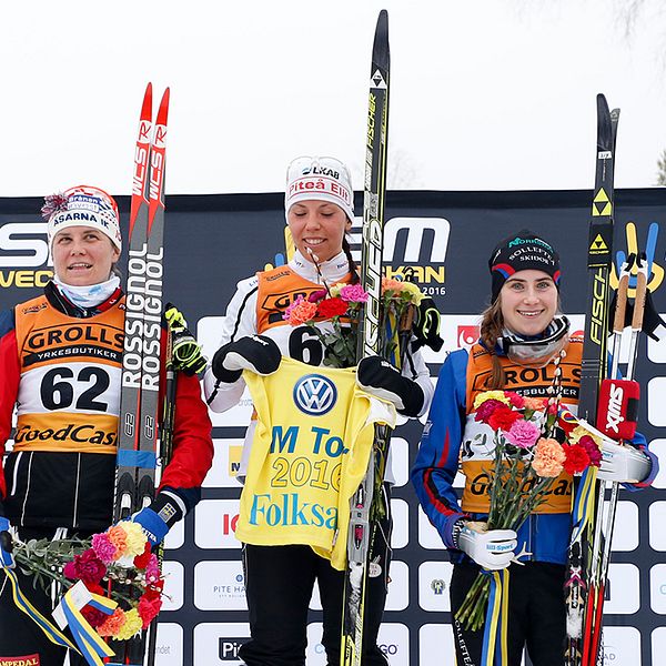 Ebba Andersson på silverpallen