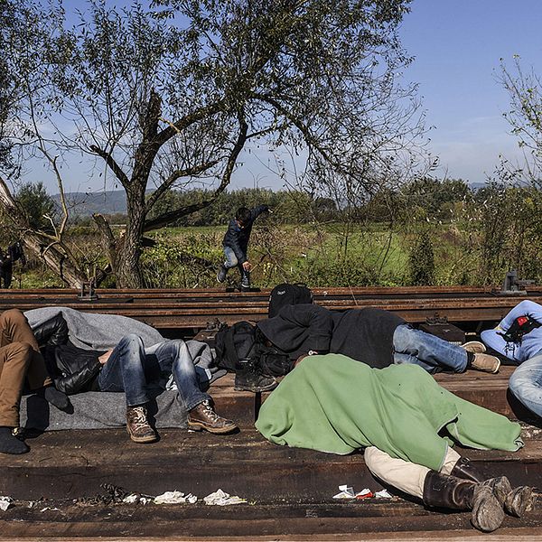 Flyktingar i Kroatien.
