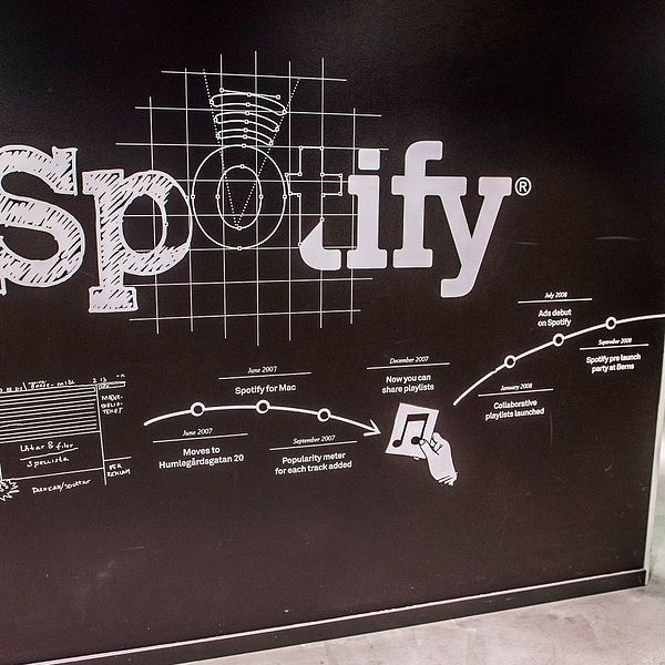 Bild från Spotifys kontor.
