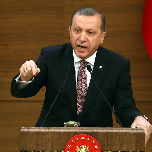 Turkeits president Recep Tayyip Erdogan.