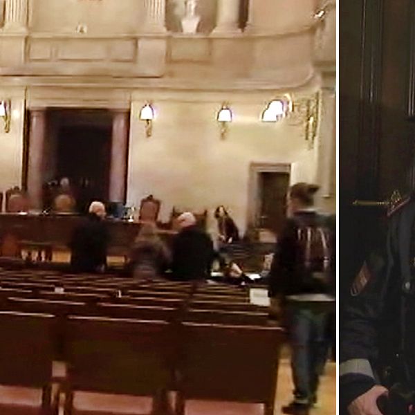 SVT Nyheters reporter Sofia Bering på plats i Wien.
