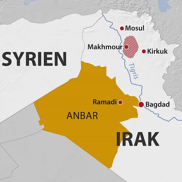 Iraks armé har tagit första steget för en Mosul-offensiv
