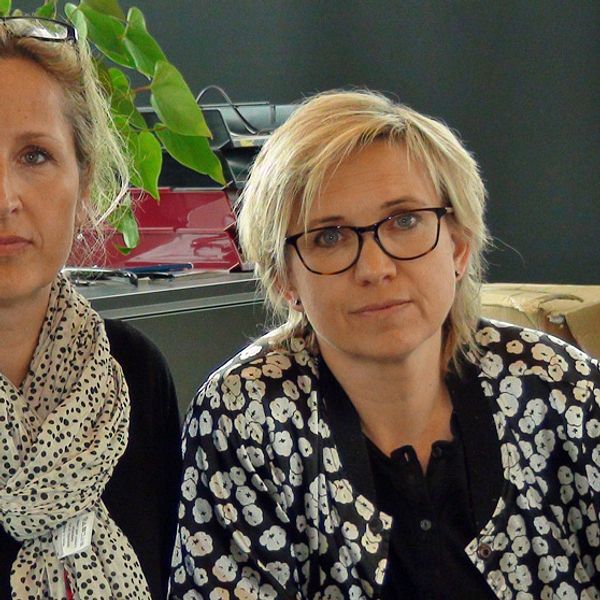 Uppdrag gransknings Sanna Klinghoffer och Nadja Yllner.