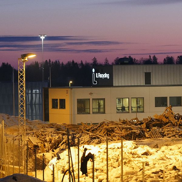 På IL Recyclings anläggning stoppas nu lyxkrogarnas sopor.