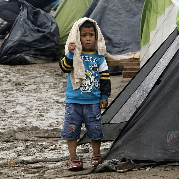 Barn i flyktingläger