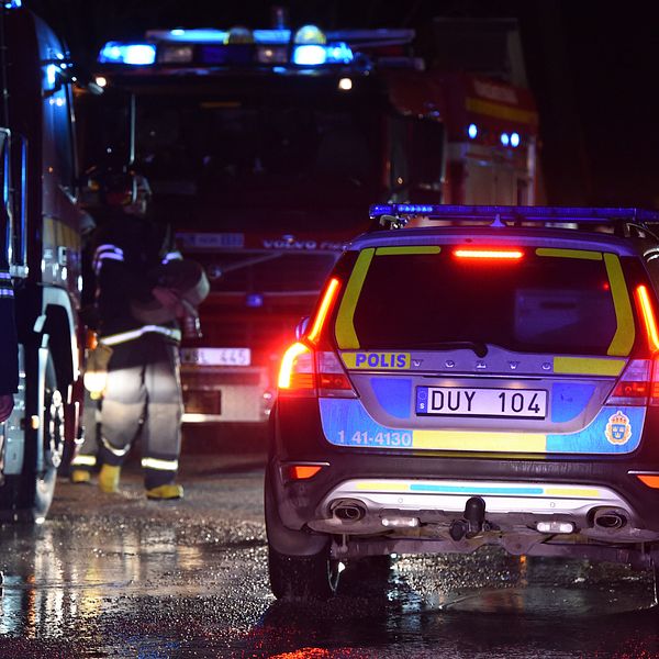Brand vid planerat asylboende i Åker