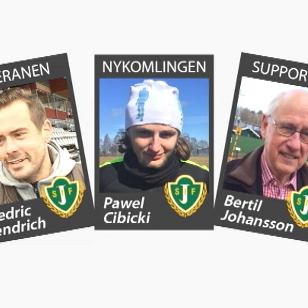 Fredrik Fendrich, Pawel Cibicki och Bertil Johansson