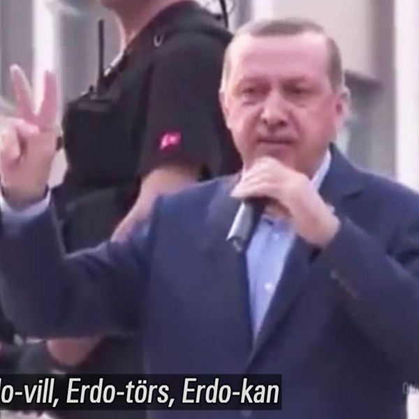 Turkiets president Recep Tayyip Erdogan.