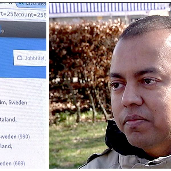 Syed Latif fick jobb via Linkedin, nu utvisas han.