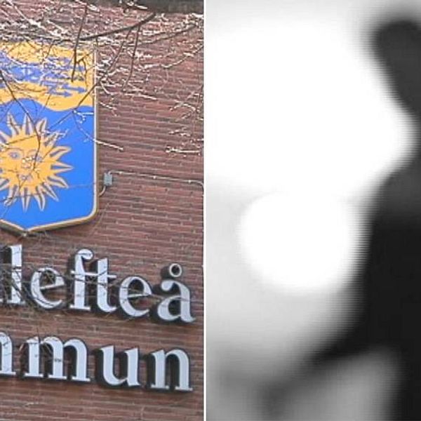 Skellefteå kommunhus, anonym man