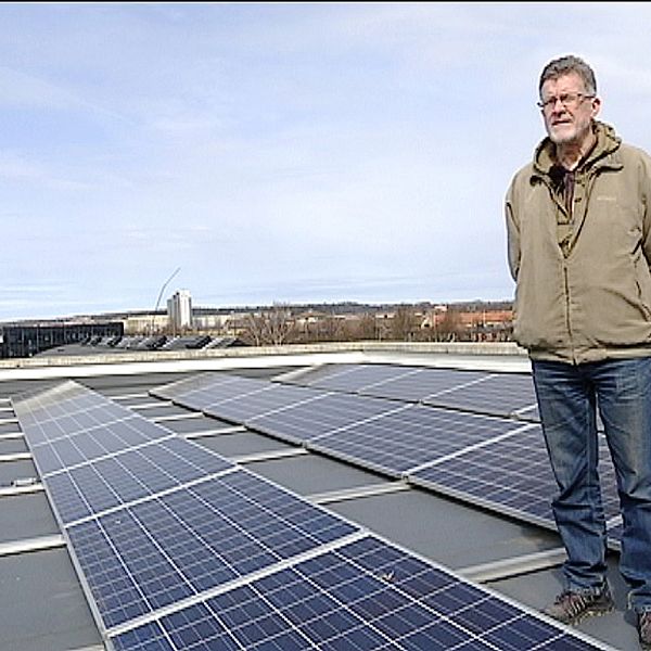 Göran Sidén på Högskolan i Halmstad forskar om förnybar energi.