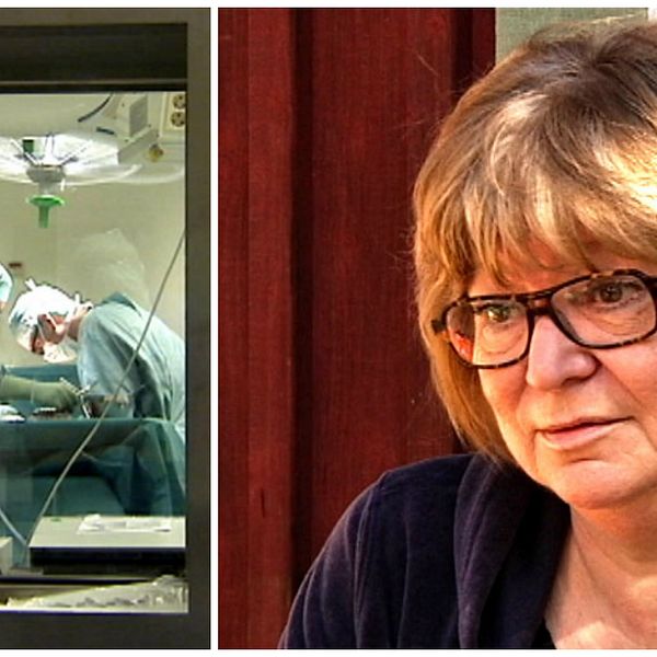 När Kaisa Rintala, 65 år, från Olofström opererades för cancer i livmodern glömdes tre operationsdukar i hennes buk.