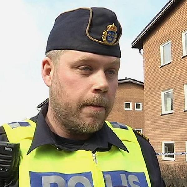 Hans Engquist, polis på plats. Mordförsök i Östersund.