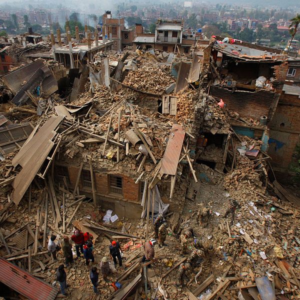 Nepal efter jordbävningarna år 2015