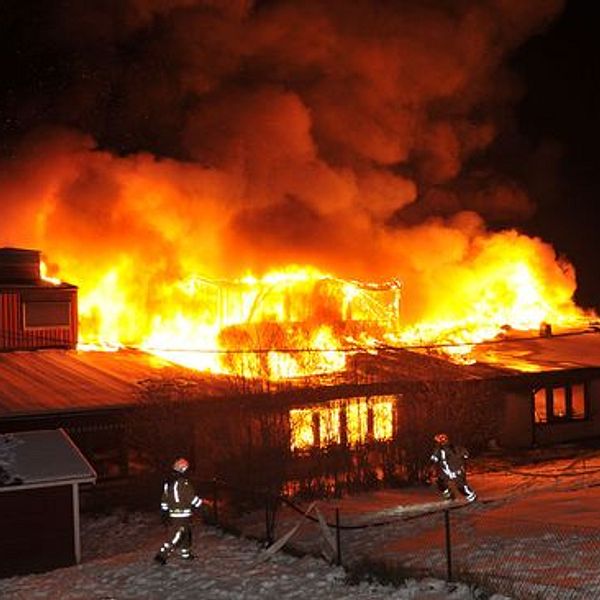 Brand på Götetorpsskolan