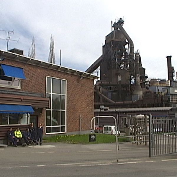 SSAB:s stålverk i Luleå