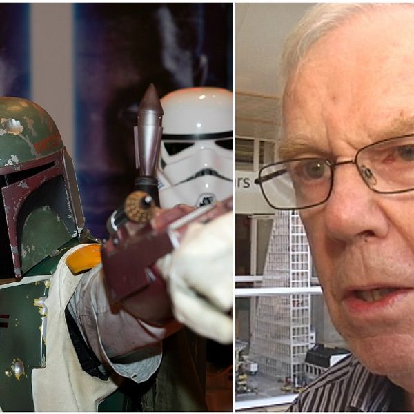 Skådespelaren Jeremy Bulloch, alias Boba Fett, besökte speleventet Nordsken i Skellefteå.