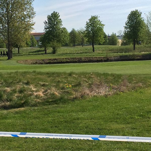 Hål 10 på Linköpings golfklubb