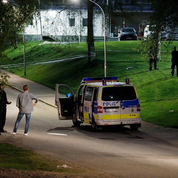 Polis knivskuren i Borås