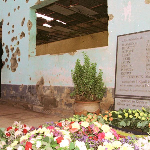 Under folkmordet i Rwanda mördades 800.000 människor brutalt.