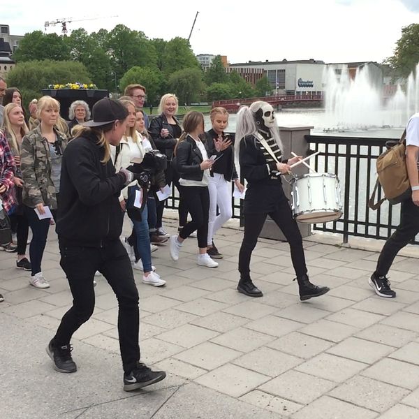 Kentmarsch genom Eskilstuna