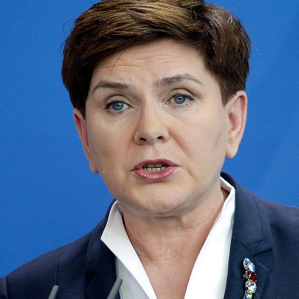 Polens premiärminister Beata Szydlo.