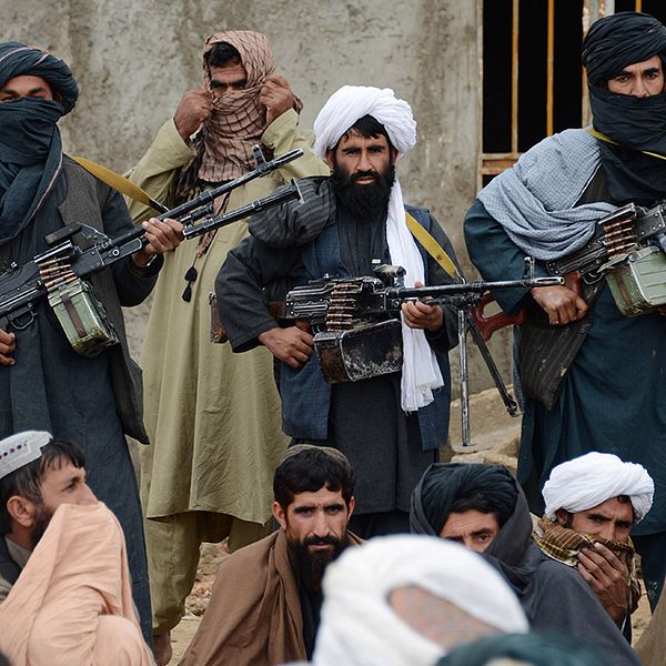 Arkivfoto från 2015, afghanska talibaner.