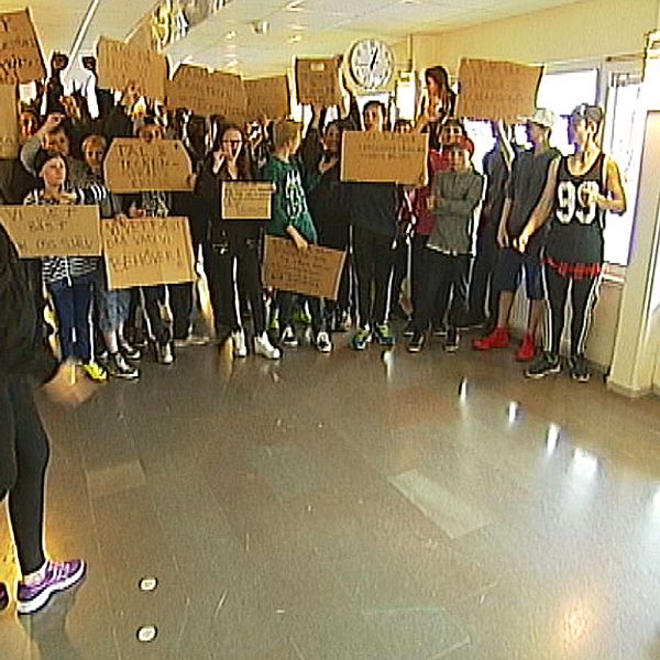 Elever strejkar på Birgittaskolan i Örebro