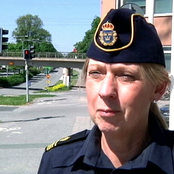 Lisa Sannervik, polisens presstalesperson.