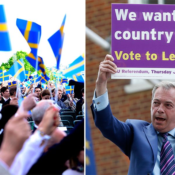 Sverige, Brexit, Nigel Farage