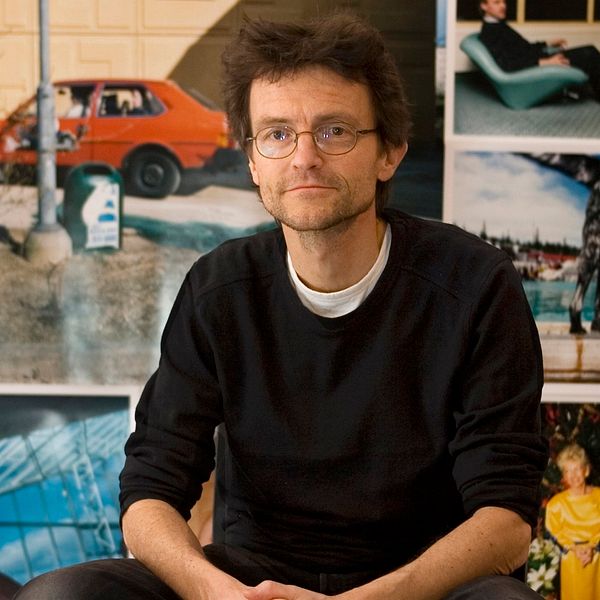 Lars Tunbjörk på en utställning i Borås 2007.