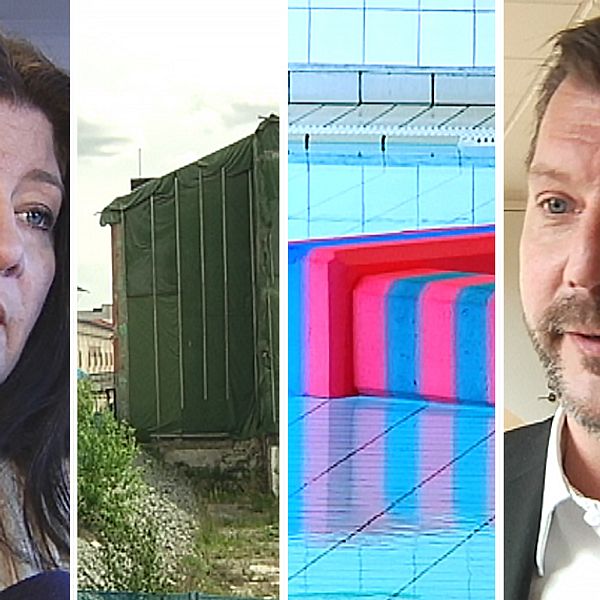 stattomten och simhallen i enköping