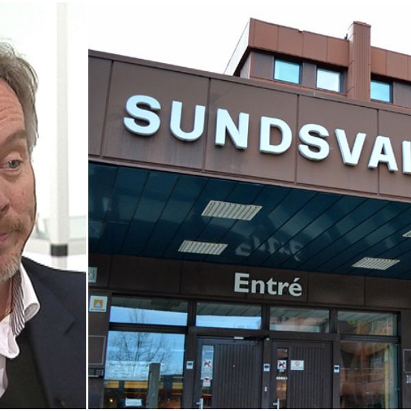 Stefan Söderlund och Sundsvalls kommunhus