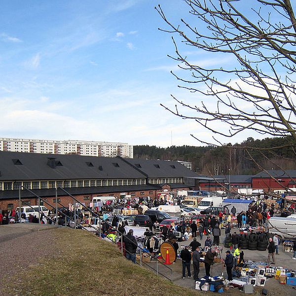 Kvibergs marknad i Göteborg.