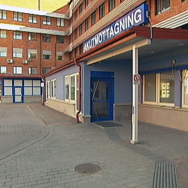 Entrén till akutmottagningen på Centralsjukhuset i Karlstad