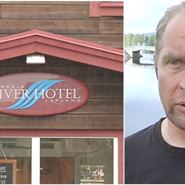 Per-Åke Gustavsson, arrendatorn av Sorsele River hotell.