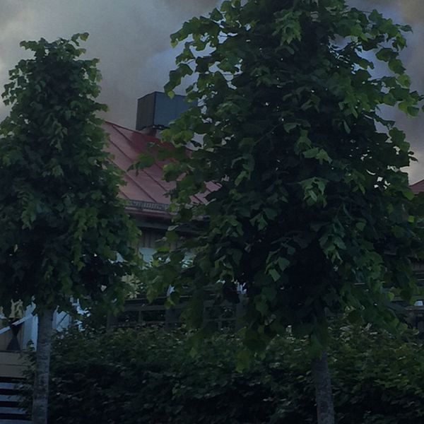 Brand i värdshuset på Torekällberget.