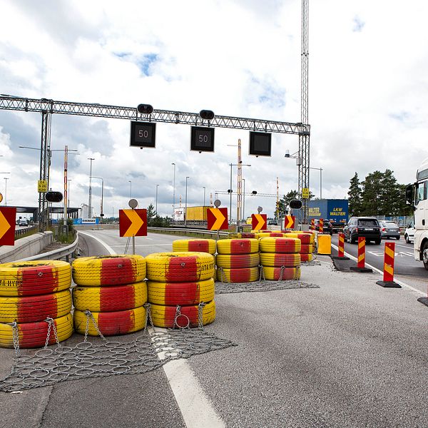 Motorvägsbron i Södertälje