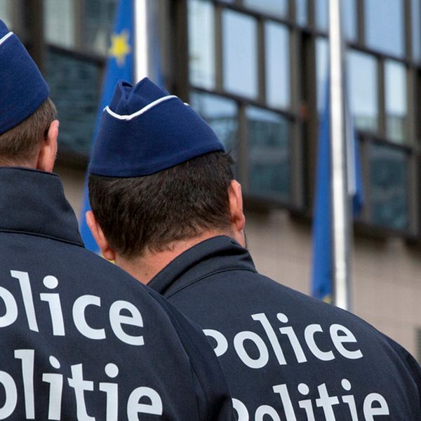 Bevakningen av EU-högkvarteret och andra institutioner i Bryssel har skärpts efter attentaten på flyggplatsen och tunnelbanan i mars. Arkivbild.